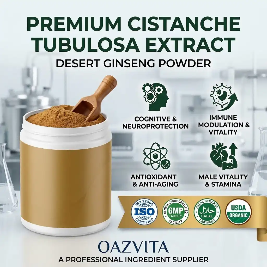 Cistanche Tubulosa Extract Powder: Benefits, Dosage